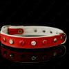 La Dolce Collar In Cardinal Red - (Photos are Copyrighted and Include Digitally Embedded Watermark for Tracking. No Unauthorized Use).

